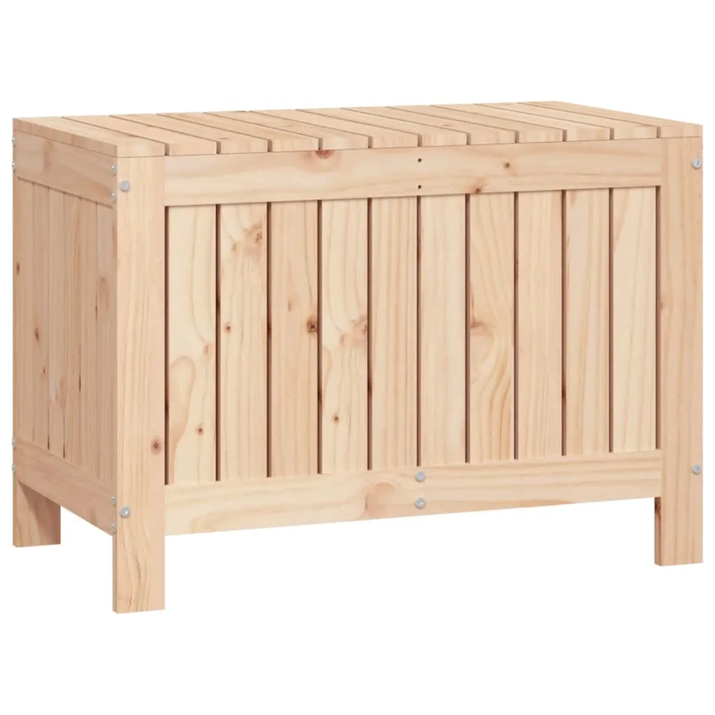 Baule da Giardino Sostenibile in Pino Massiccio | 76x42,5x54 cm