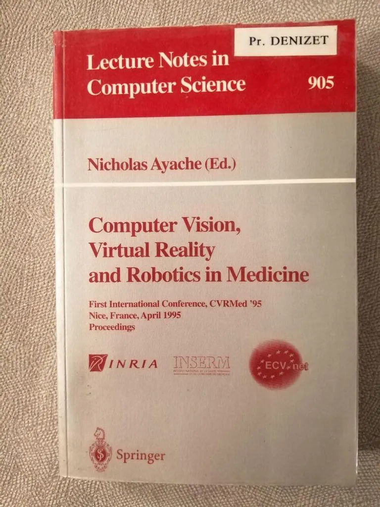 Comprendre la Vision par Ordinateur et Robotique Nicholas Ayache
