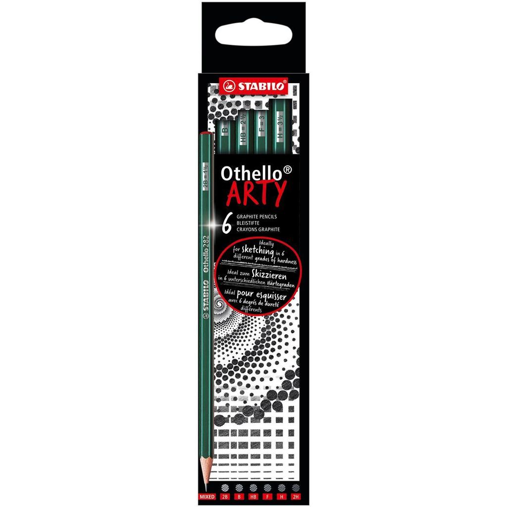 STABILO Othello "Hart" 6er Etui „ARTY"