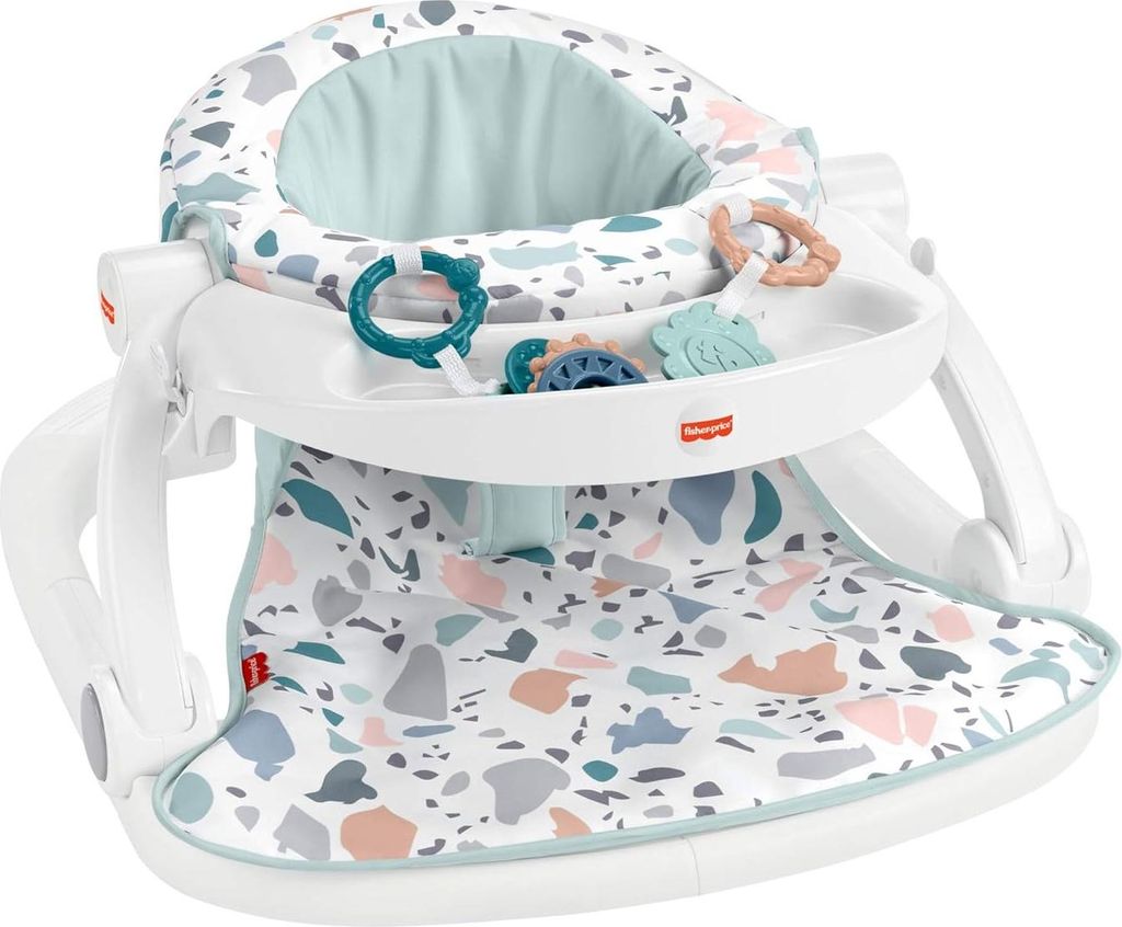 Tragbares Bodenstuhl für Kinder mit Spielzeugen und Ablage - Komfortabel und Faltbar