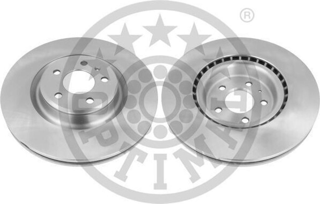 2x OPTIMAL Bremsscheibe BS-9178HC vorne für AUDI A4 Avant (8K5 B8) Q5 (8RB)