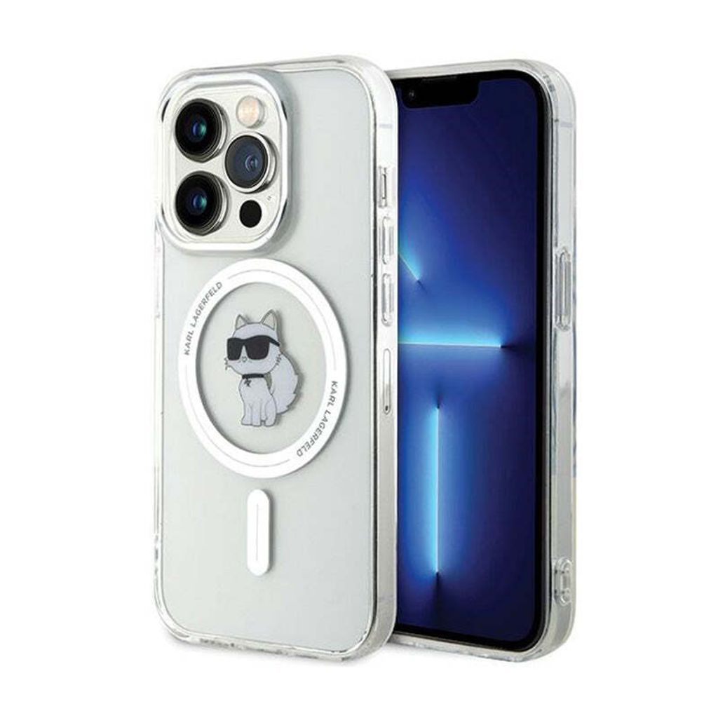 Karl Lagerfeld KLHMP13LHFCCNOT iPhone 13 Pro / 13 6.1" /transparent hardcase IML Choupette MagSafe Schutzhülle