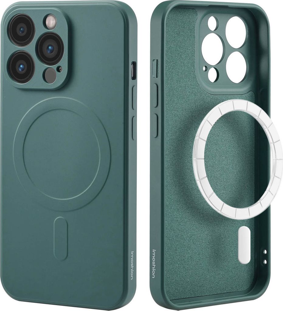 imoshion Color Back Cover mit MagSafe iPhone 13 Pro - Dunkelgrün