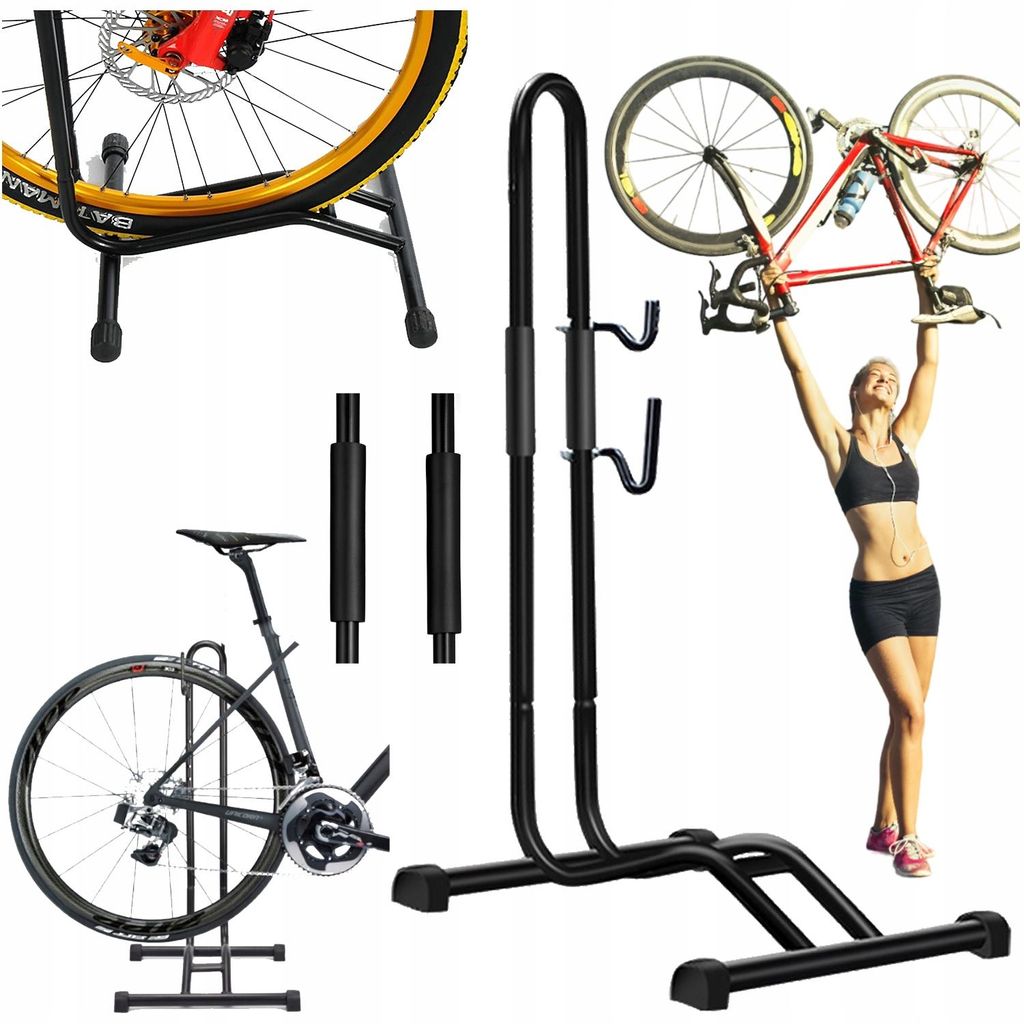 Fahrrad-Montageständer 2in1 Stahl | Reparaturständer & Produktbild 