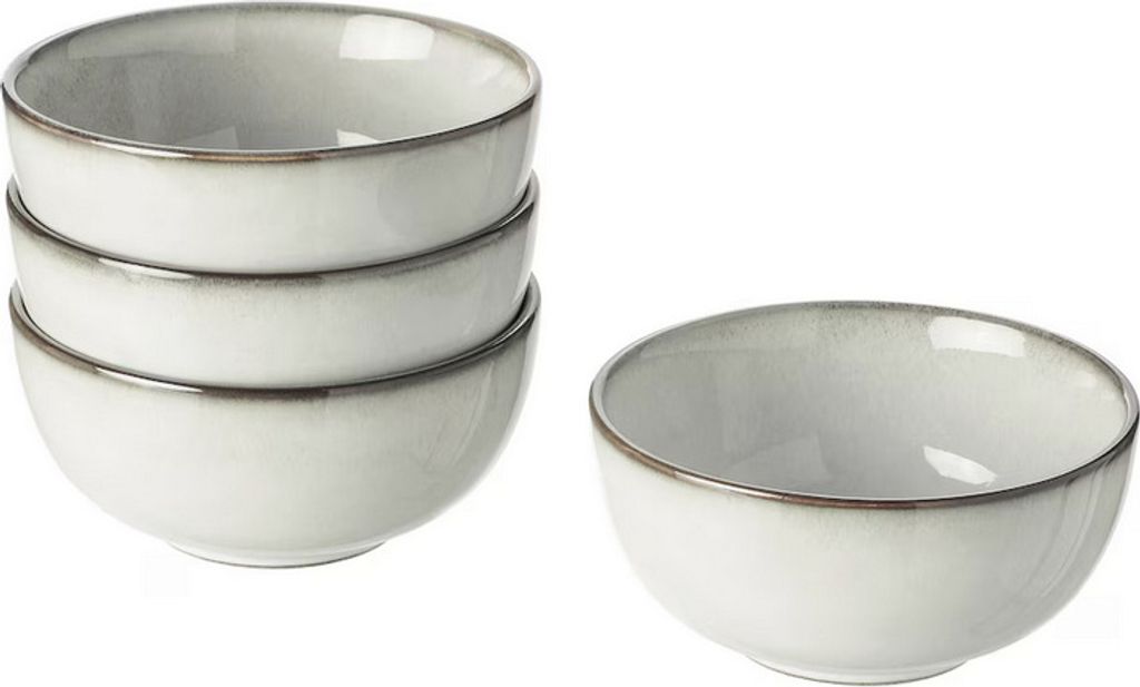 IKEA Gladelig Schüsel 14cm grau (4 Stück Pack) aus Produktbild 