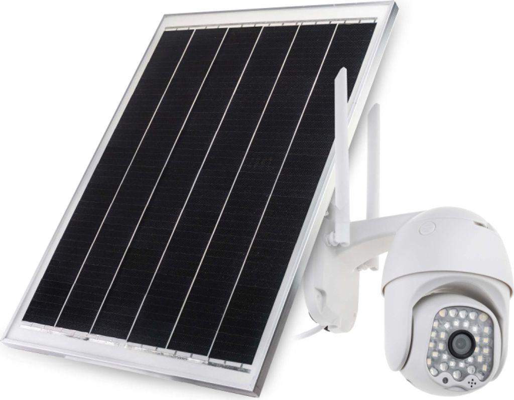 - 4G PTZ IP Kamera Secutek SBS-NC38G mit Solarpanel