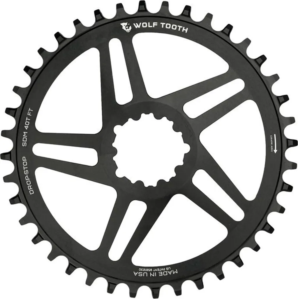 Plateau SRAM Direct Mount 3-bolts Offset 6mm 40T Drop-Stop B Noir