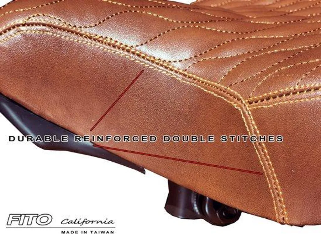 Selle de vélo beach cruiser marron : fini le mal de dos en pédalant