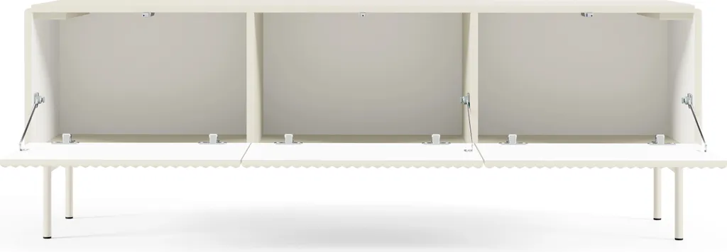 Meuble TV Cachemire 147 cm : Solution Rangement Câbles et Salon Chic