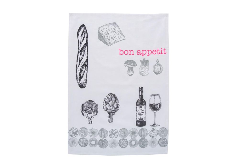 Geschirrtuch Bon Appetit Overbeck And Friends Baumwolle 50x70cm Küchenhandtuch