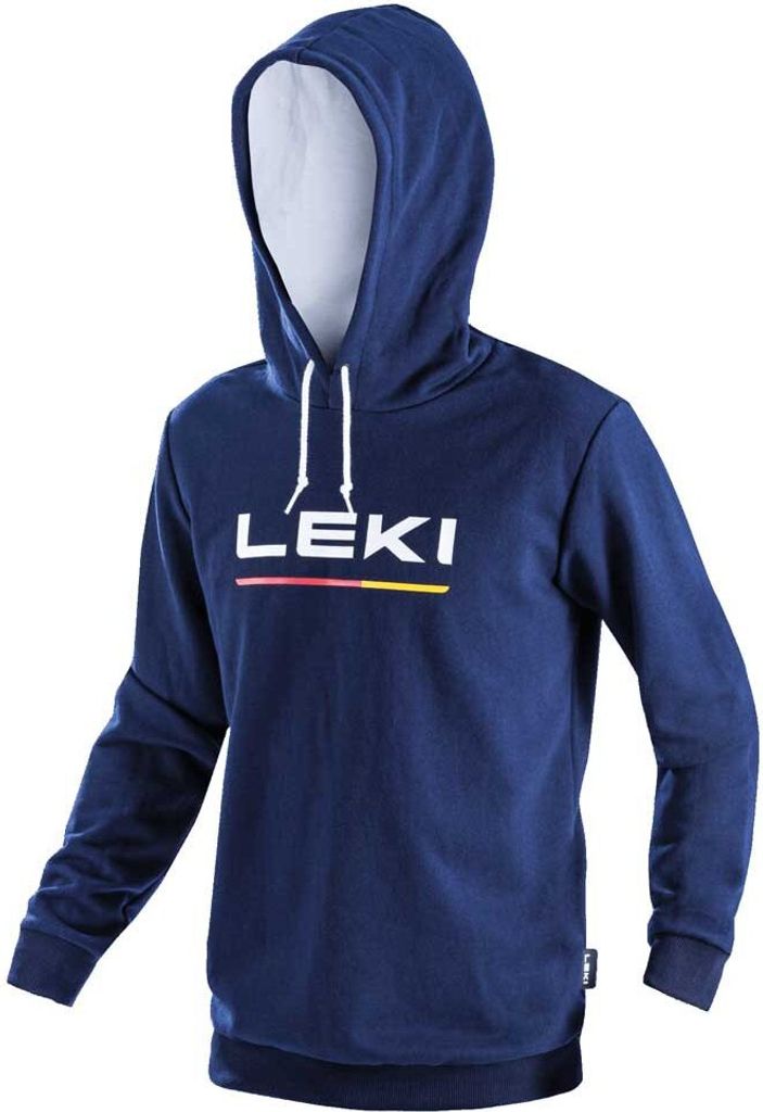 Leki Logo Kapuzenpullover Blau 2XS Mann Blau 2XS
