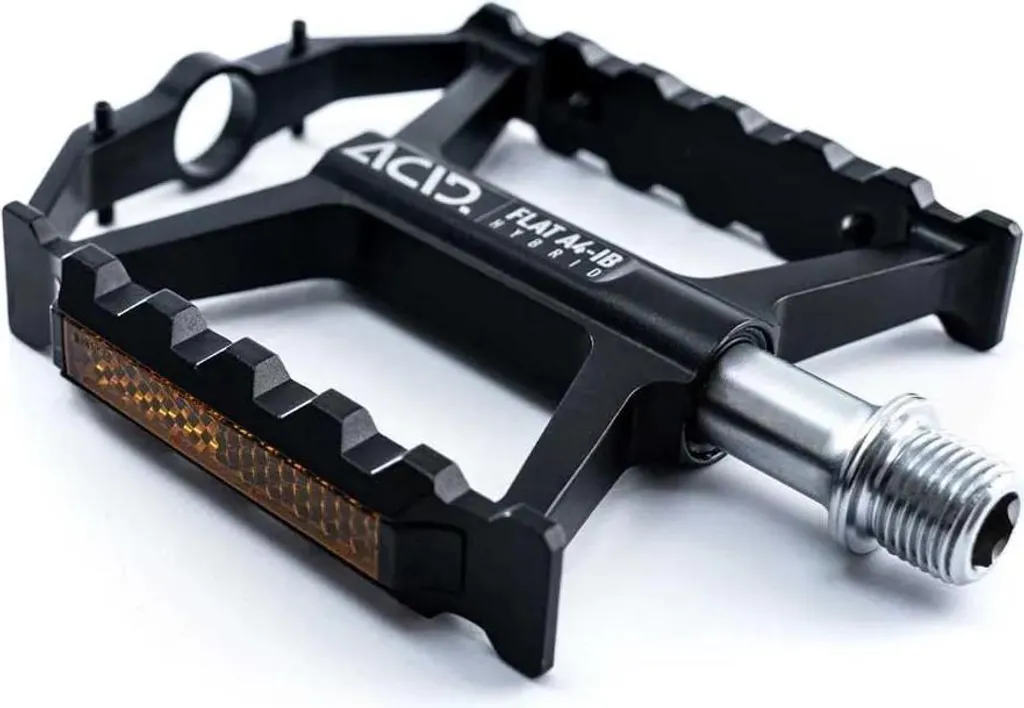 Pédales ACID Flat A4-IB Hybrid Alu Légères avec Grip Haute Adhérence