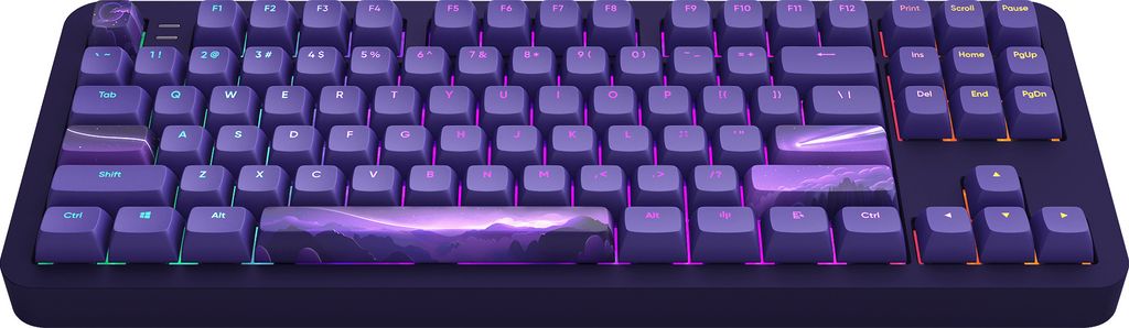DARK PROJECT Aluminum Celestial Mechanische Gaming-Tastatur 80% TKL (US English) [ANSI]