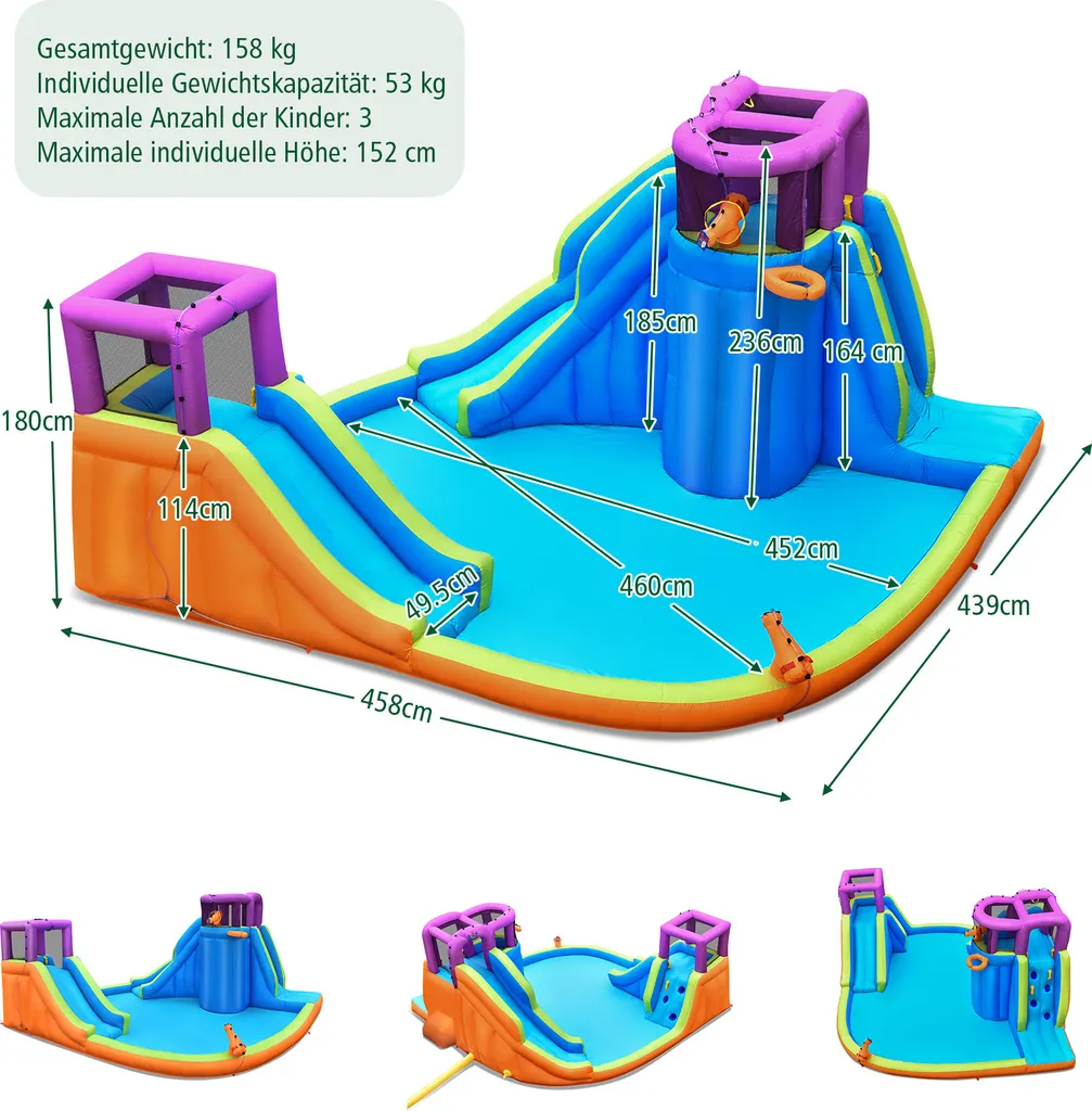 Dites Adieu à la Canicule avec ce Parc Aquatique Gonflable à Domicile