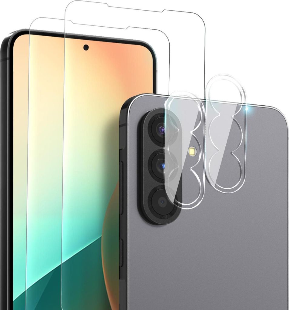 2x Display + Kamera Glas für Samsung Galaxy A57 5G Panzerfolie Displayglas Kameraglas 9H Schutzglas
