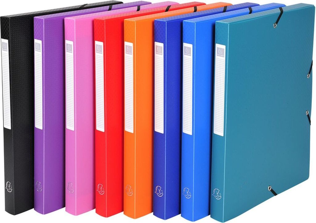 Exacompta Archivbox Opak PP 25mm sortiert