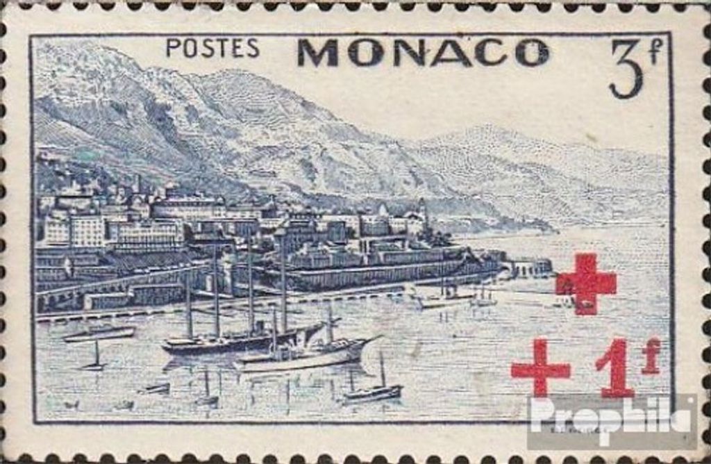 Briefmarken Monaco 1940 Mi 216 postfrisch Rotes Kreuz