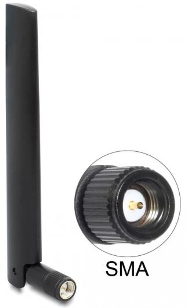 DeLOCK LoRa, 3 dBi, 0.86 - 0.87 GHz, 50 ohm, Všesmerová Obrázok produktu 
