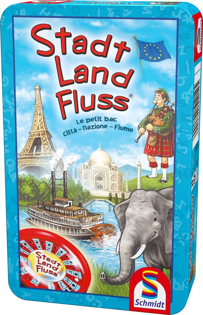 Stadt, Land, Fluss in Metalldose Produktbild 