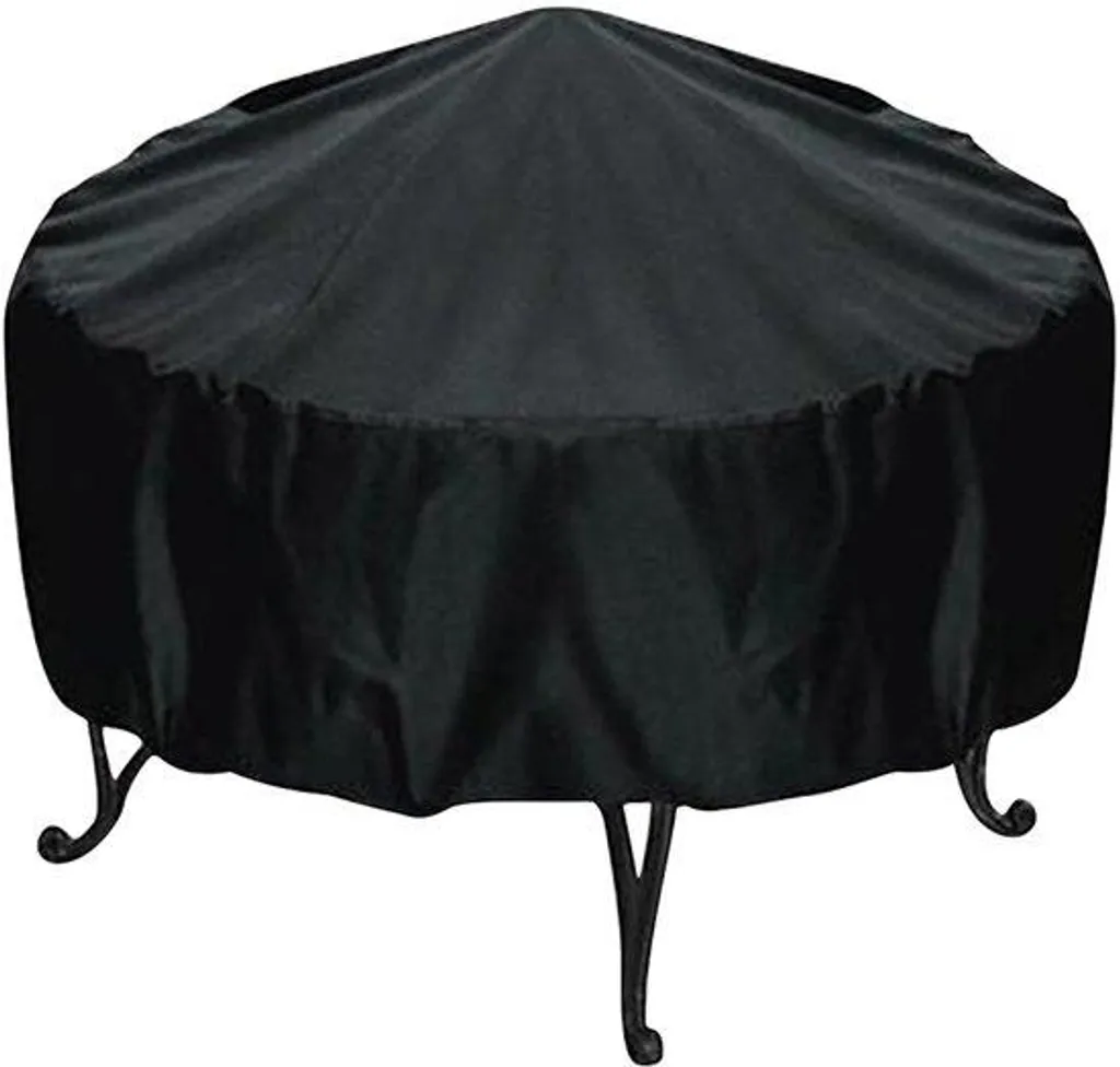 Housse de Protection Barbecue Rond Extérieur 112 cm Spécial Pluie Neige