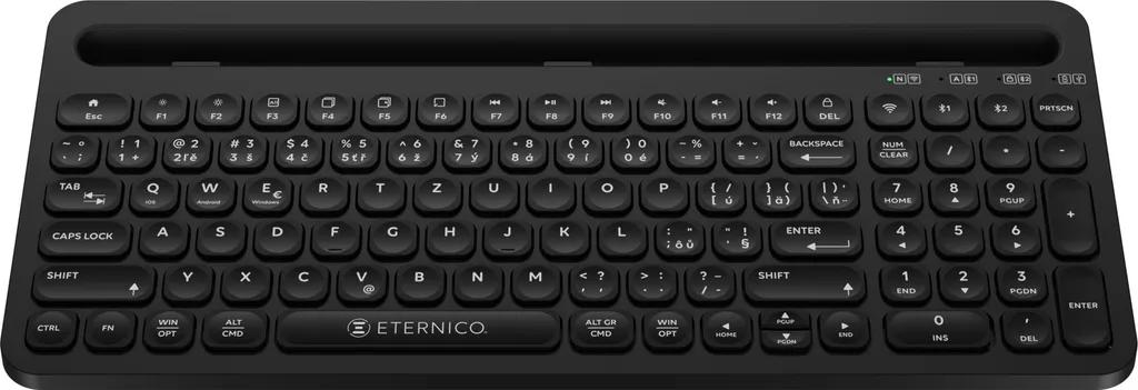 Clavier sans fil Eternico KSB5270 noir idéal pour télétravail et bureau