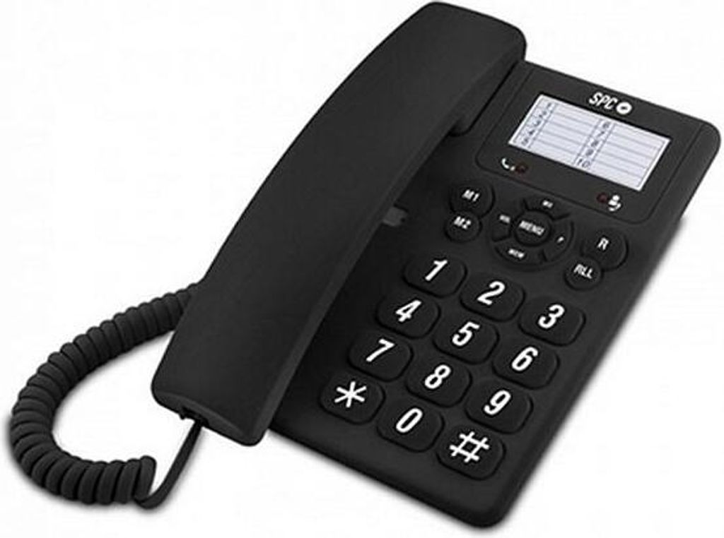 SPC Tischtelefon Wandtelefon große Tasten klassisches Design einfach bedienen.