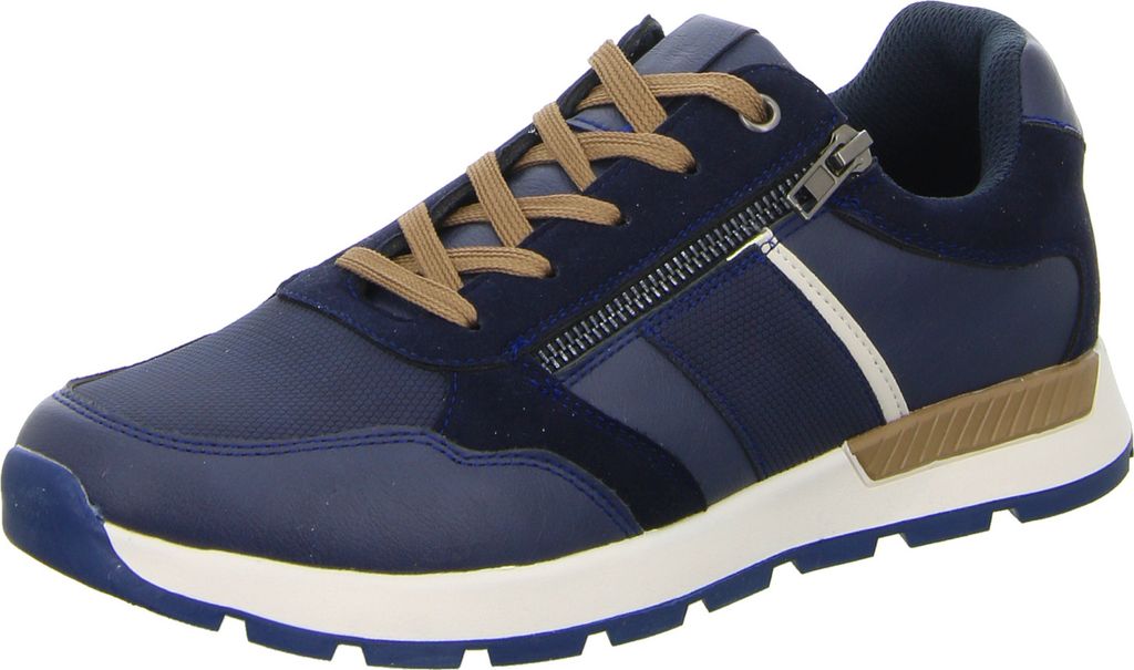 living UPDATED Herren-Schnürhalbschuh Blau, Farbe:blau, EU Größe:46