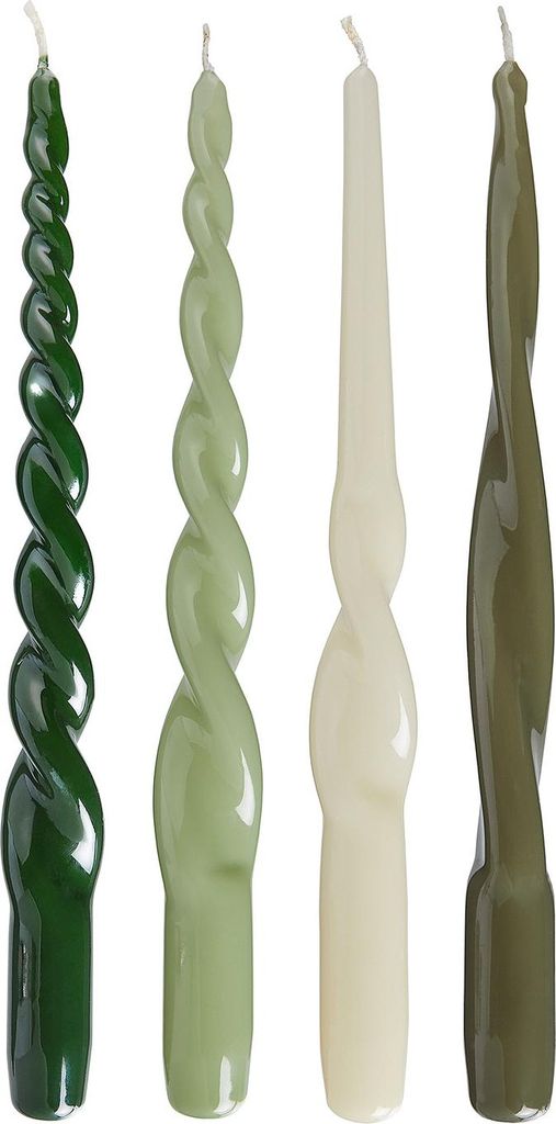 BUTLERS Kerzen TWISTED 4er-Set Produktbild 