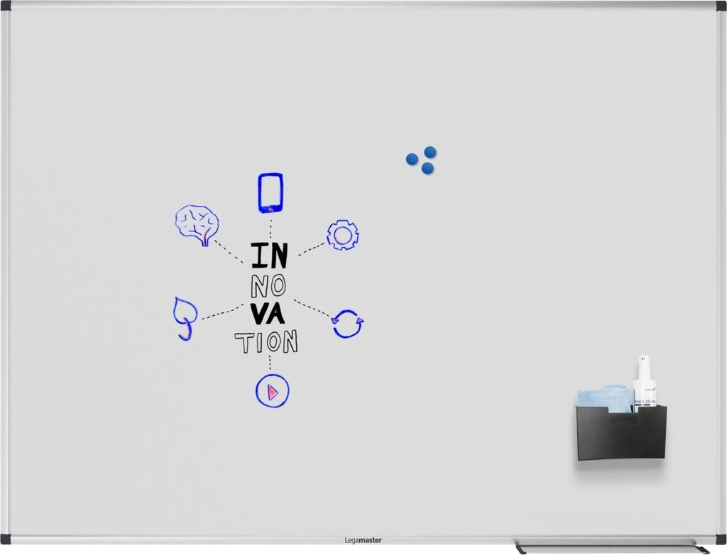 Legamaster UNITE Whiteboard 90x120cm - 1197 x 897 mm - Stahl - Horizontal / Vertikal - Feststehend - Magnetisch (7-108154)