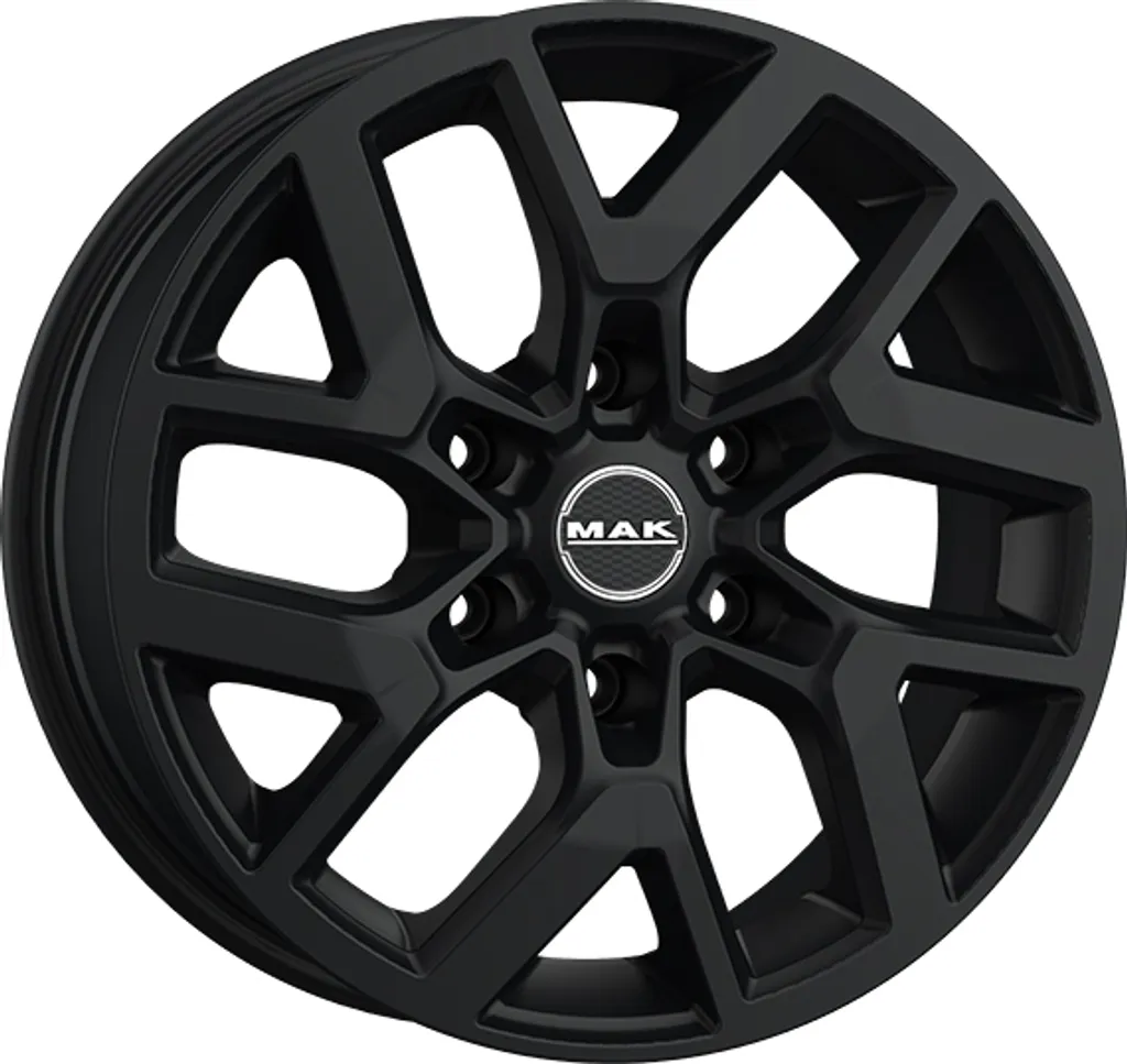 Jantes Alliage MAK Gravel 17 Pouces Noir Mat 7.5x17 6x114.3 ET45 Alu