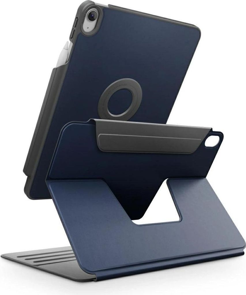 UNIQ Rovus Snapmount Magnetisch 360 Grad Rotierbar Abnehmbar für Apple iPad 10,9" 2022 / 11" 2025 marineblau