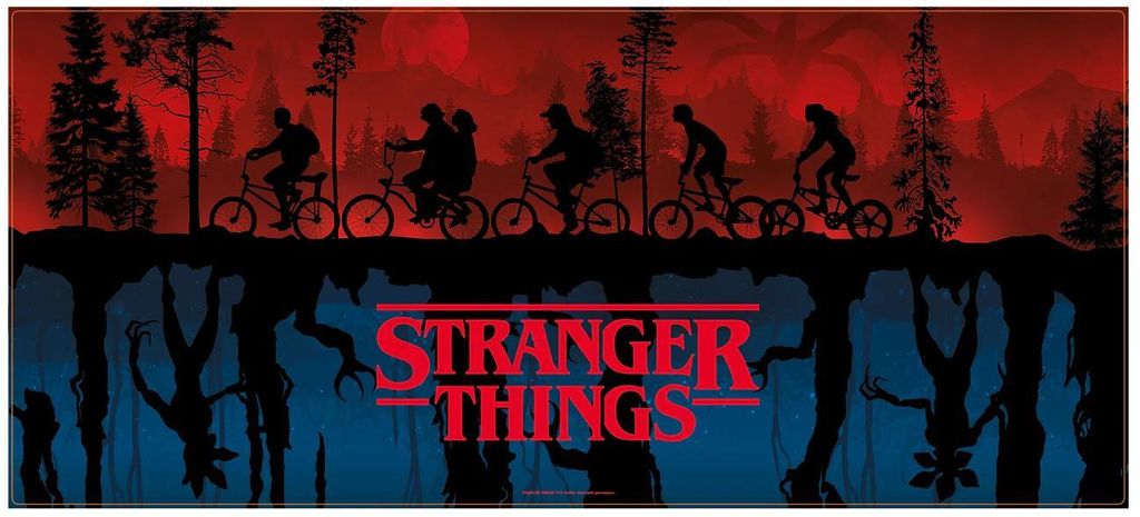 Stranger Things Schreibtischunterlage The Upside Down Produktbild 