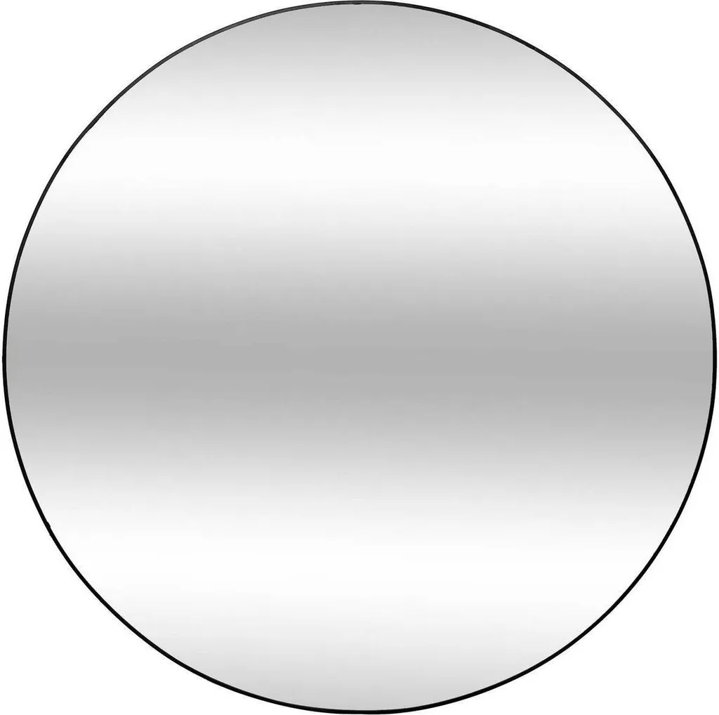 Miroir Alice D110 cm : agrandissez votre pièce avec style en bois noir