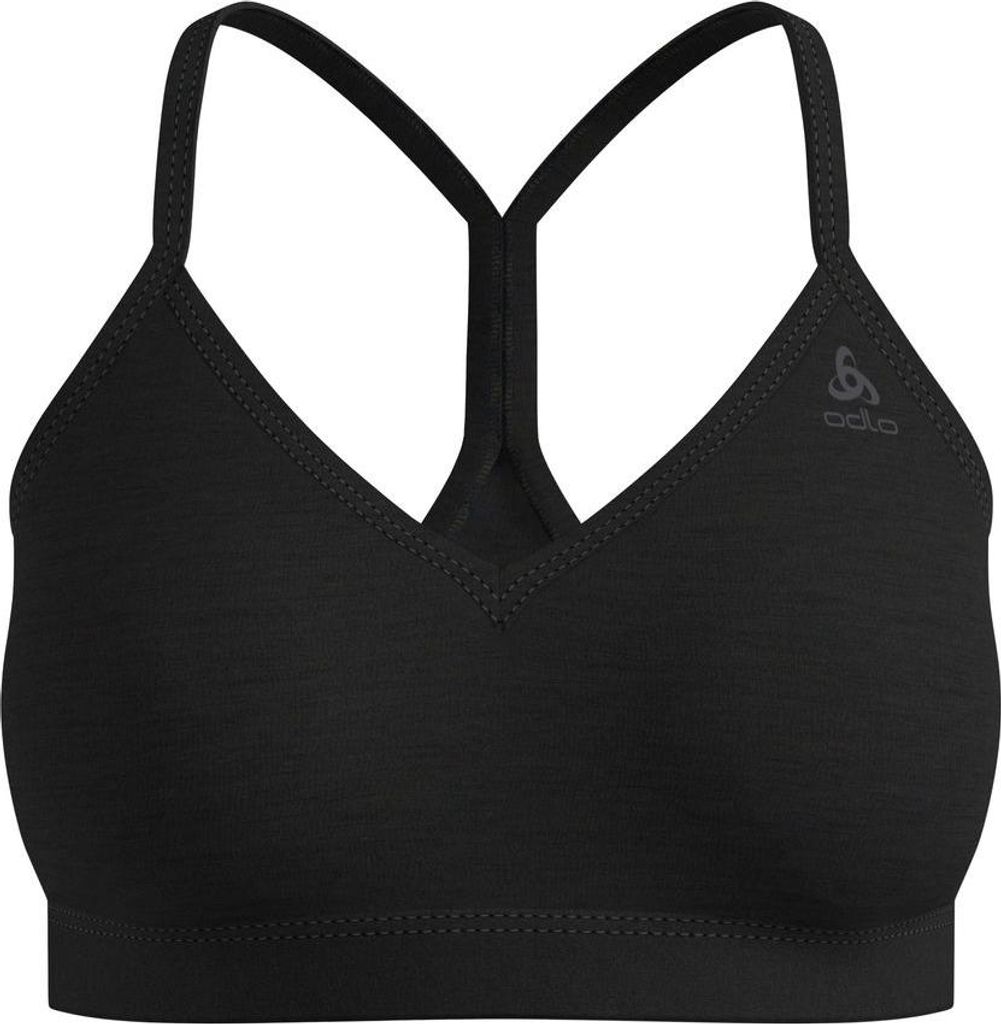 Merino Soft Sport-BH, Damen - Odlo, Farbe:15000 black, Größe:S