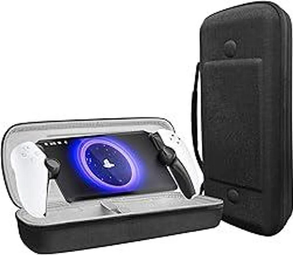 Custodia PS5 TXWLLIU: Materiale Antigraffio e Design Alta Capacità
