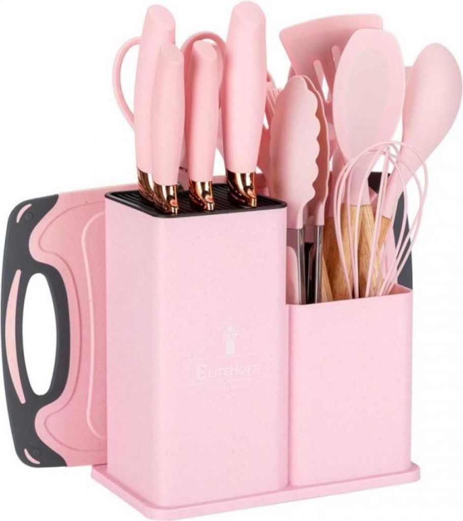Elitehoff ensemble de couteaux et d'ustensiles de cuisine Image du produit 