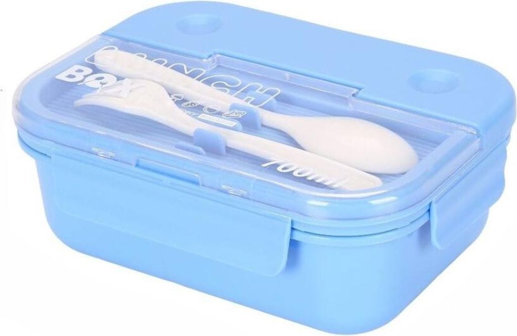 Obedový box s príborom 700 ml - Obedový box s 3 Obrázok produktu 
