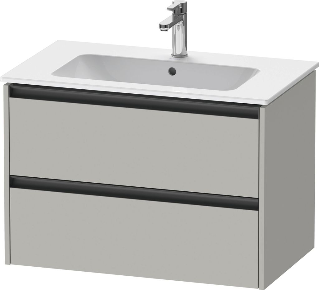 Duravit Ketho.2 Wastafelonderkast 81x48x55 cm Mat Produktbild 