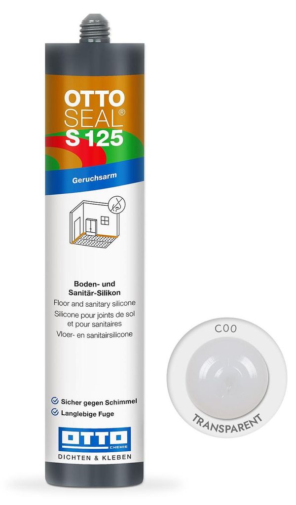 OTTOSEAL Silikon S-125 310ML C00 TRANSPARENT - 1250400 Produktbild 