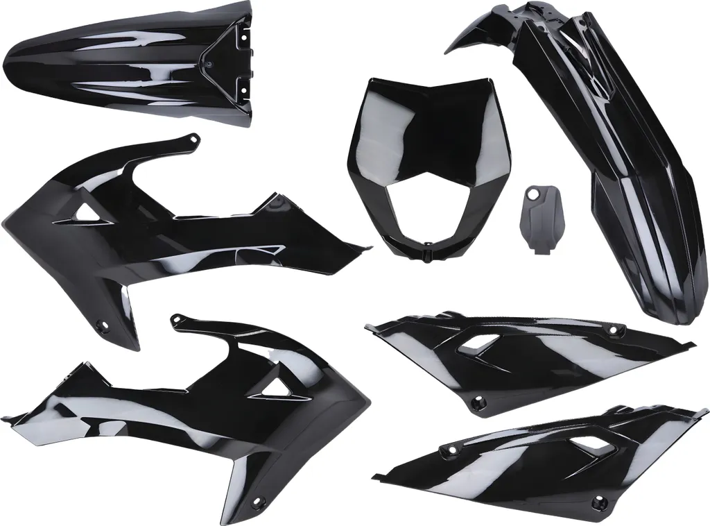 Kit carénage 101_Octane complet noir pour Rieju MRT Pro 2021-2023