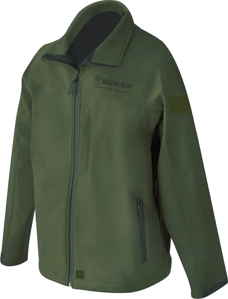 Veste Softshell Olive S - Blouson Technique Coupe-vent Déperlant Homme