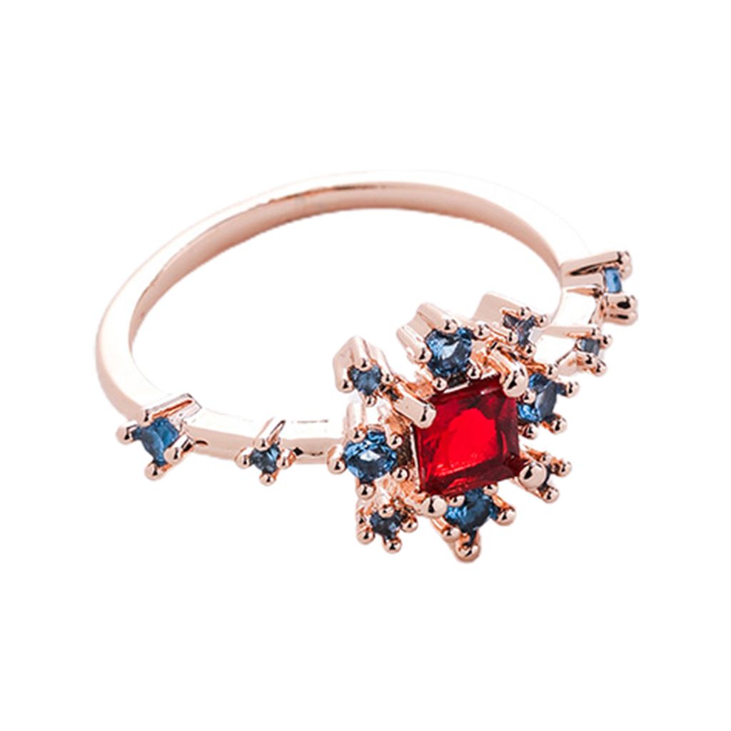 Modischer Ring, wunderschön feine Verarbeitung, Strass-Zirkon eingelegt, offenes Design, dekorieren Sie Schmuck, Persönlichkeit, trendiger Finger...