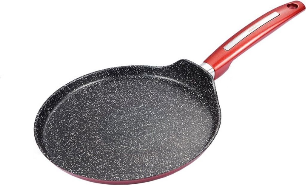 Schäfer Pfannen Hochwertiges Kochgeschirr – Für Perfektes Kochen und Braten Crepepfanne Ø24cm Metallic Red