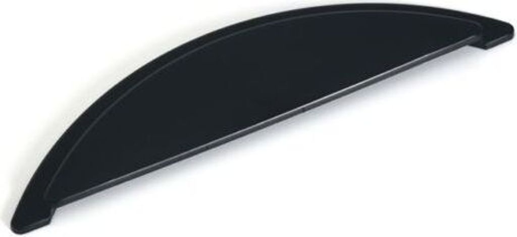 Halbmond Motorhaubenfüllstück Schwarz Kühlergrill Grill für Produktbild 