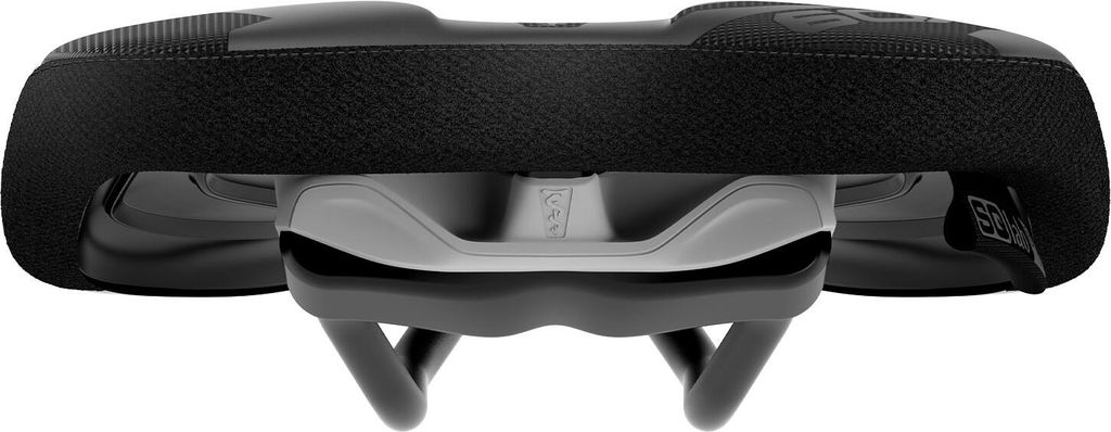SQLAB 6OX Ergowave active 2.0, Fahrrad Sattel, 28x13x4,9cm, schwarz, SQL-2447