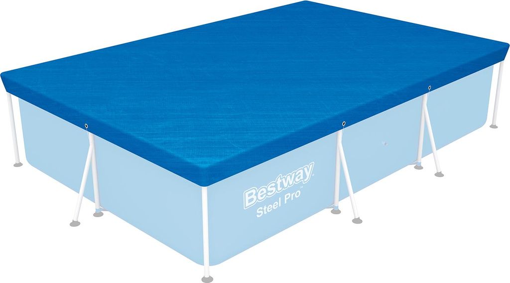 Bestway® PE-Abdeckplane 304 x 205 cm, blau, eckig Produktbild 