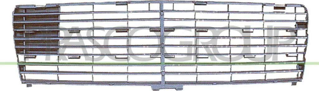 Remplacer Grille Cassée Mercedes Classe C - Grille PRASCO ME0252011