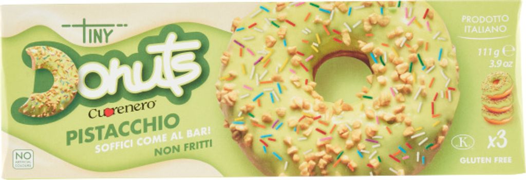 Donuts mit Pistazienbelag Cuore Nero Pistacchio 111g - Tiny Produktbild 