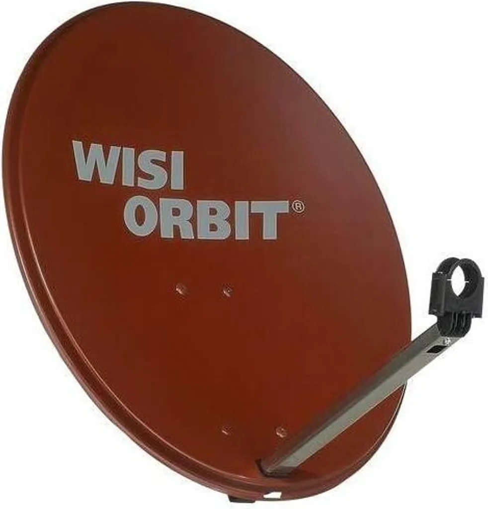 Antenne déportée OA36I 60cm rouge-brun - Réception satellite haute qualité