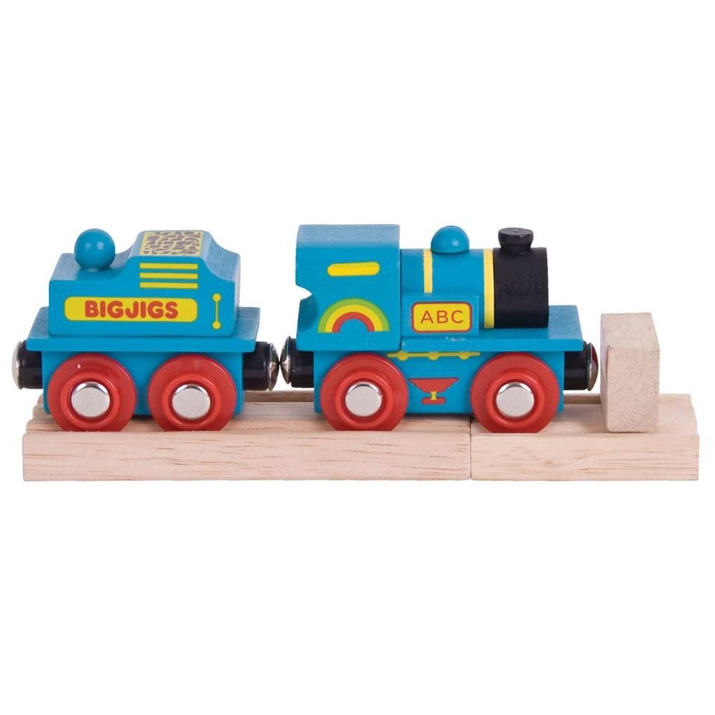 Bigjigs Blaue ABC-Lokomotive
